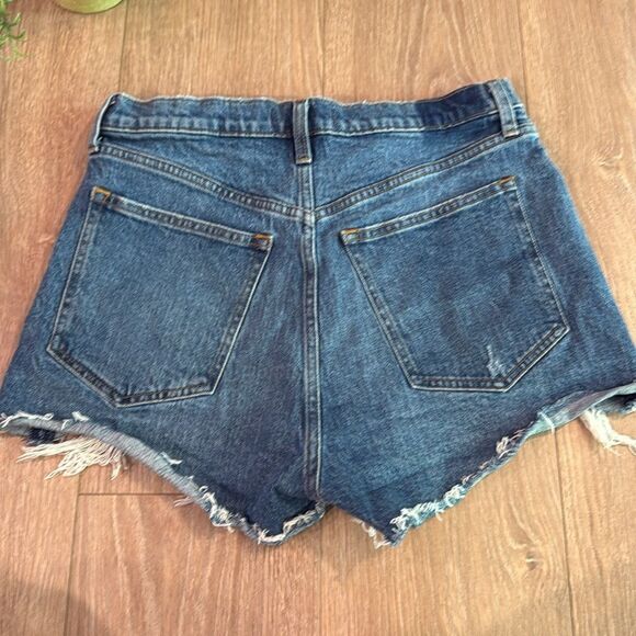 ABERCROMBIE CURVE LOVE THE MOM HIGH RISE SHORTS SIZE 10 - Picture 5 of 6